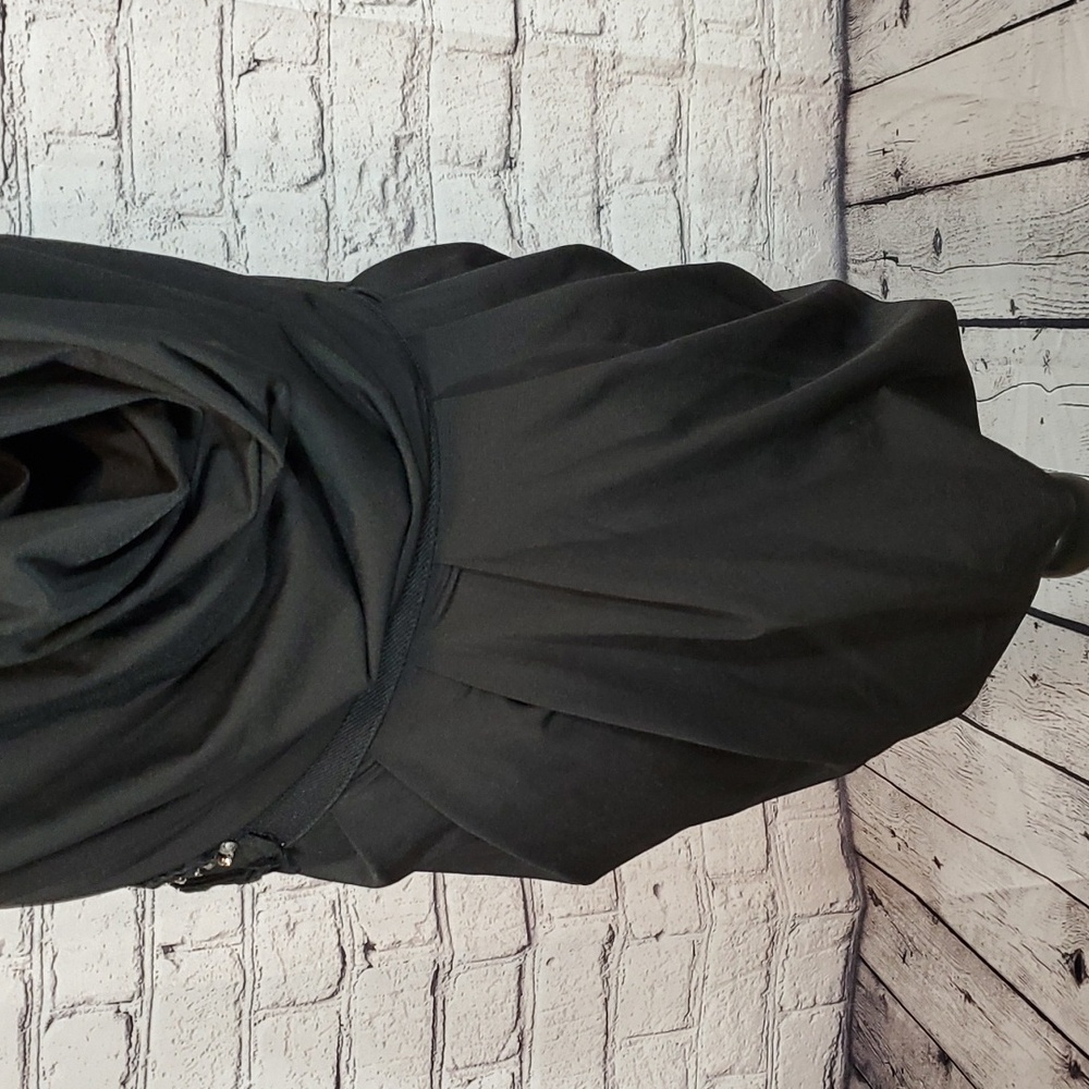 MM Couture by Miss Me Black One-Shoulder Dress Size M - Picture 9 of 11